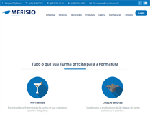 Tablet Screenshot of merisio.com.br